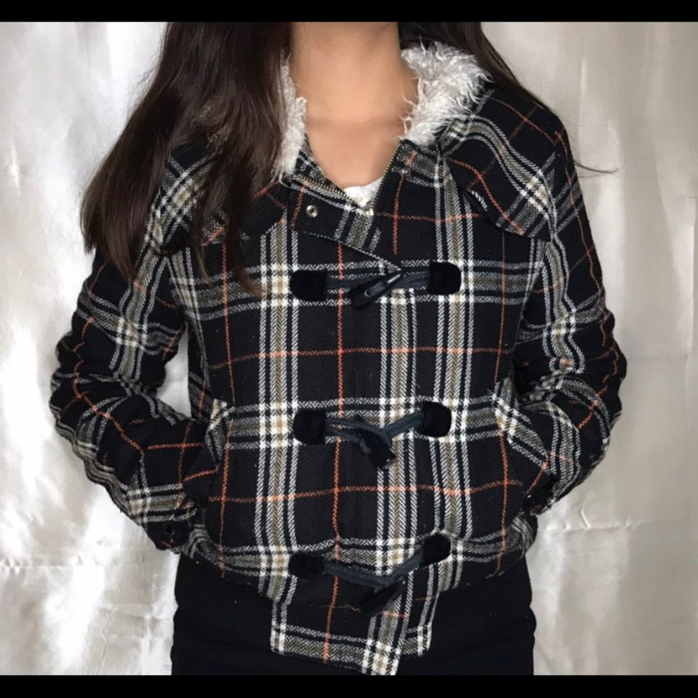Juicy Couture Plaid Winter Jacket